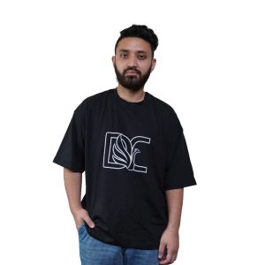 Daami gents drop shoulder T-Shirt (Black)