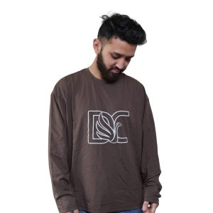 Daami gents full sleeves T-Shirt (brown)