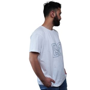 Daami gents drop shoulder T-Shirt (White)