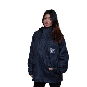 Daami convertible heavy bag Ladies water resistance jacket (black)
